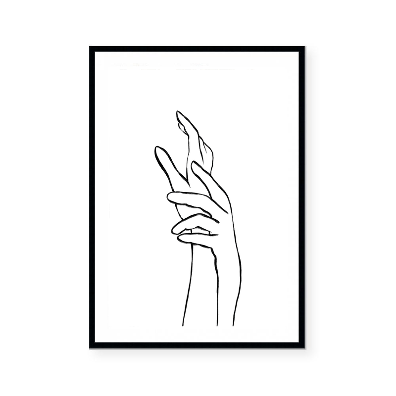 Hands | Line Art | Art Print