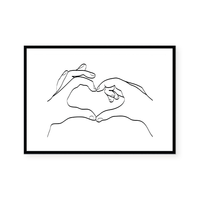 Love | Line Art | Art Print