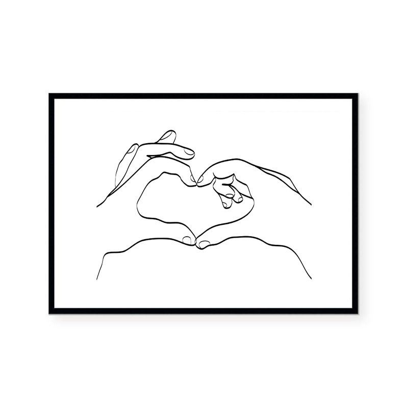 Love | Line Art | Art Print