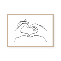 Love | Line Art | Art Print