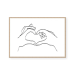 Love | Line Art | Art Print
