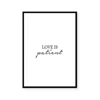 Love Is Patient | Art Print