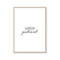 Love Is Patient | Art Print