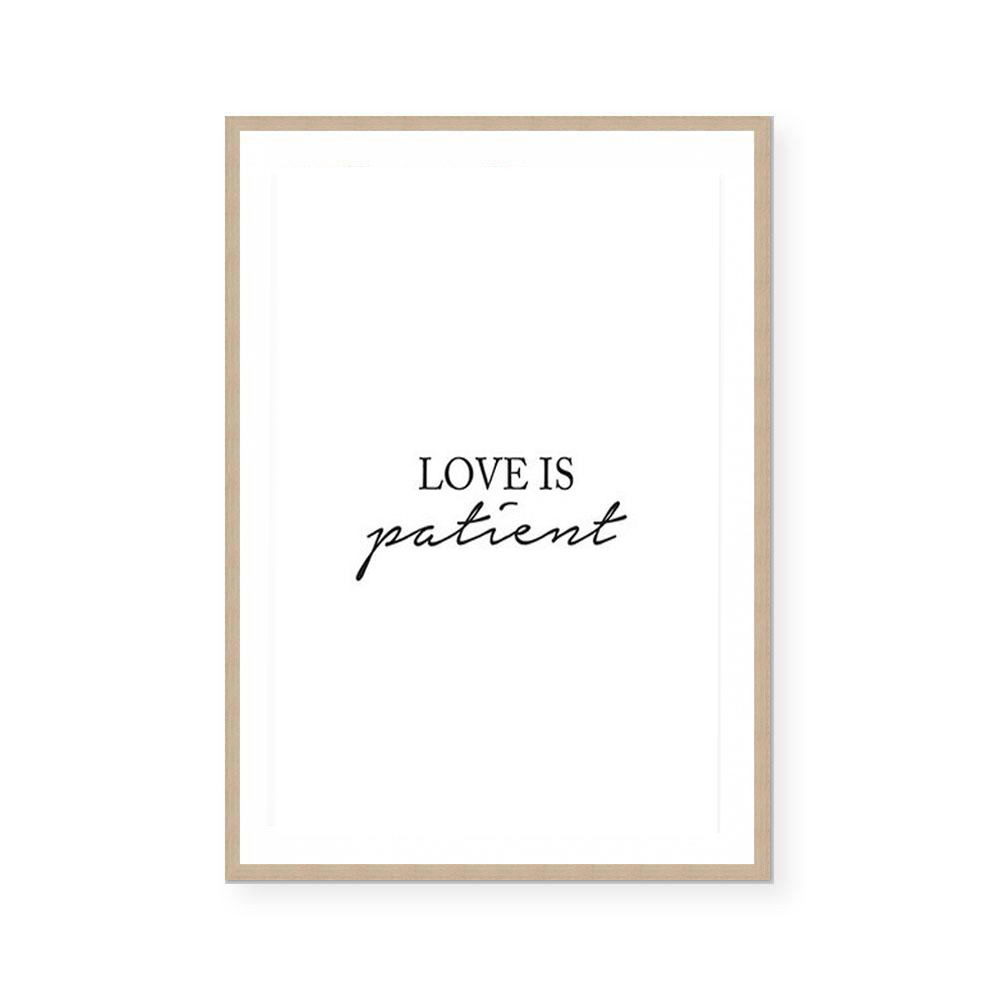 Love Is Patient | Art Print