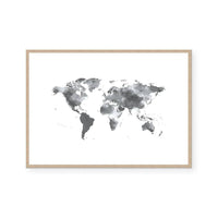 Map Of The World | Art Print