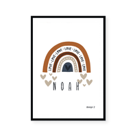 Nursery Rainbow - Boy | Art Print