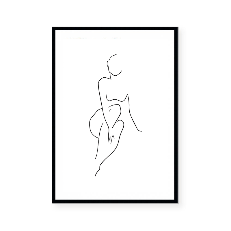 Pretty Woman | Line Art | Art Print