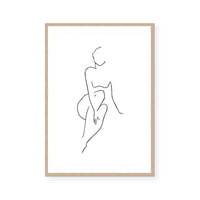 Pretty Woman | Line Art | Art Print