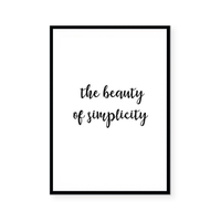 Simplicity | Art Print