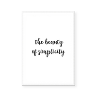 Simplicity | Art Print