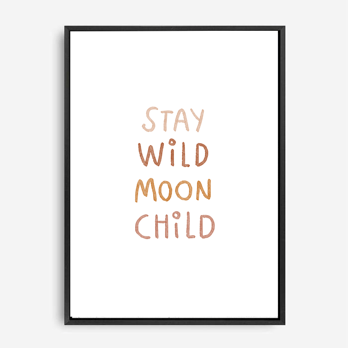 1 - STAY WILD MOON CHILD CANVAS