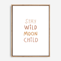 1 - STAY WILD MOON CHILD CANVAS