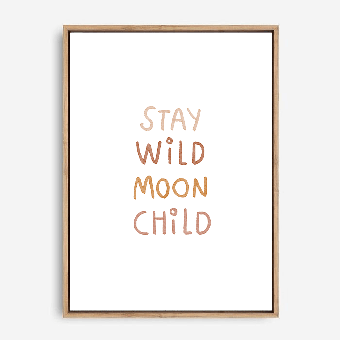 1 - STAY WILD MOON CHILD CANVAS