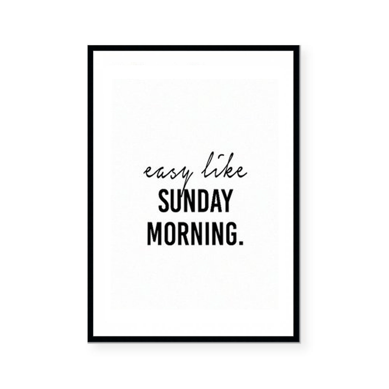Sunday Morning | Art Print