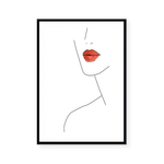 These Lips | Line Art | Art Print