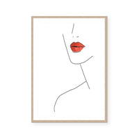 These Lips | Line Art | Art Print