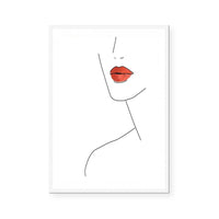 These Lips | Line Art | Art Print