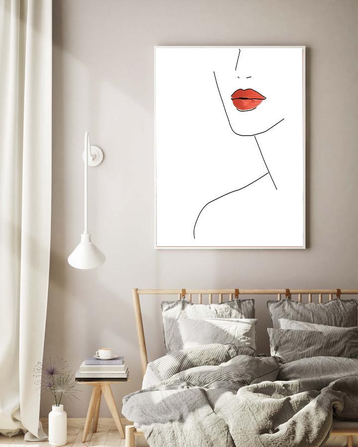 These Lips | Line Art | Art Print