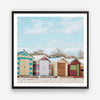 Bathing Boxes | Square | Art Print