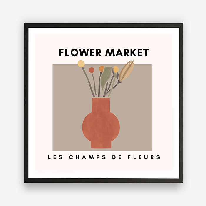 Flower Market | Square | Art Print