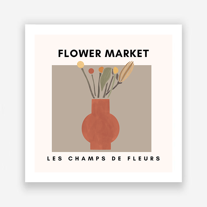 Flower Market | Square | Art Print