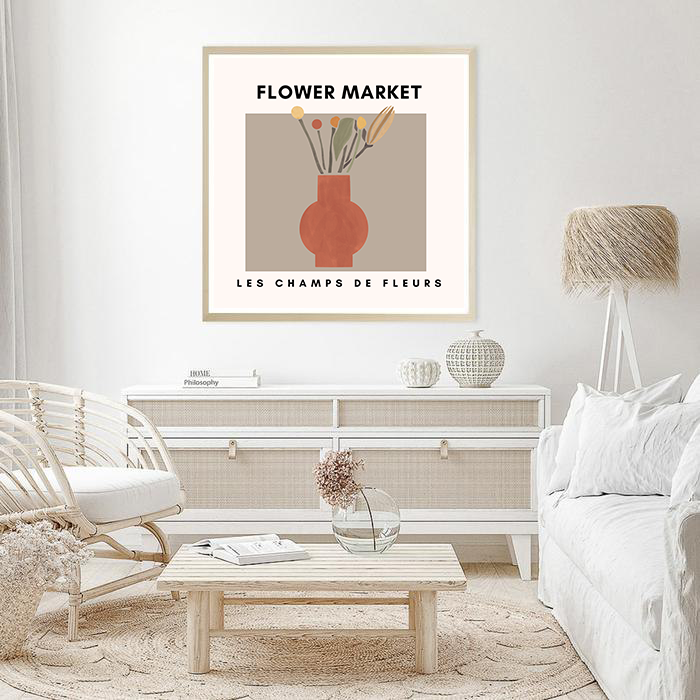 Flower Market | Square | Art Print