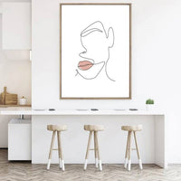 Emery | Line Art | Canvas Print