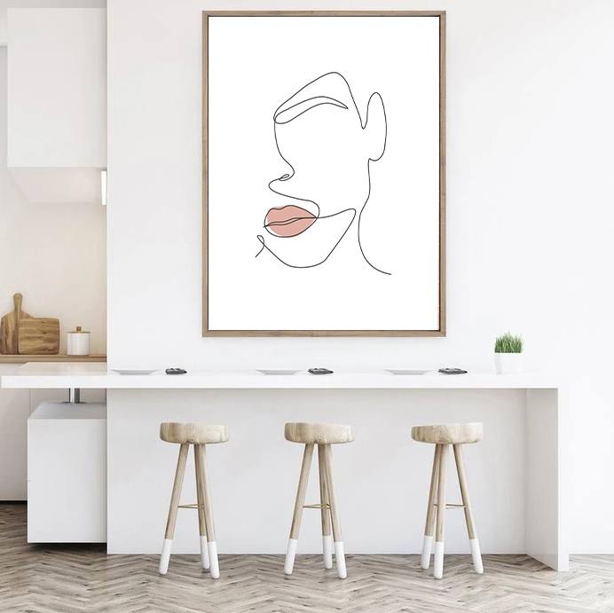 Emery | Line Art | Canvas Print