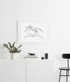 Love | Line Art | Art Print