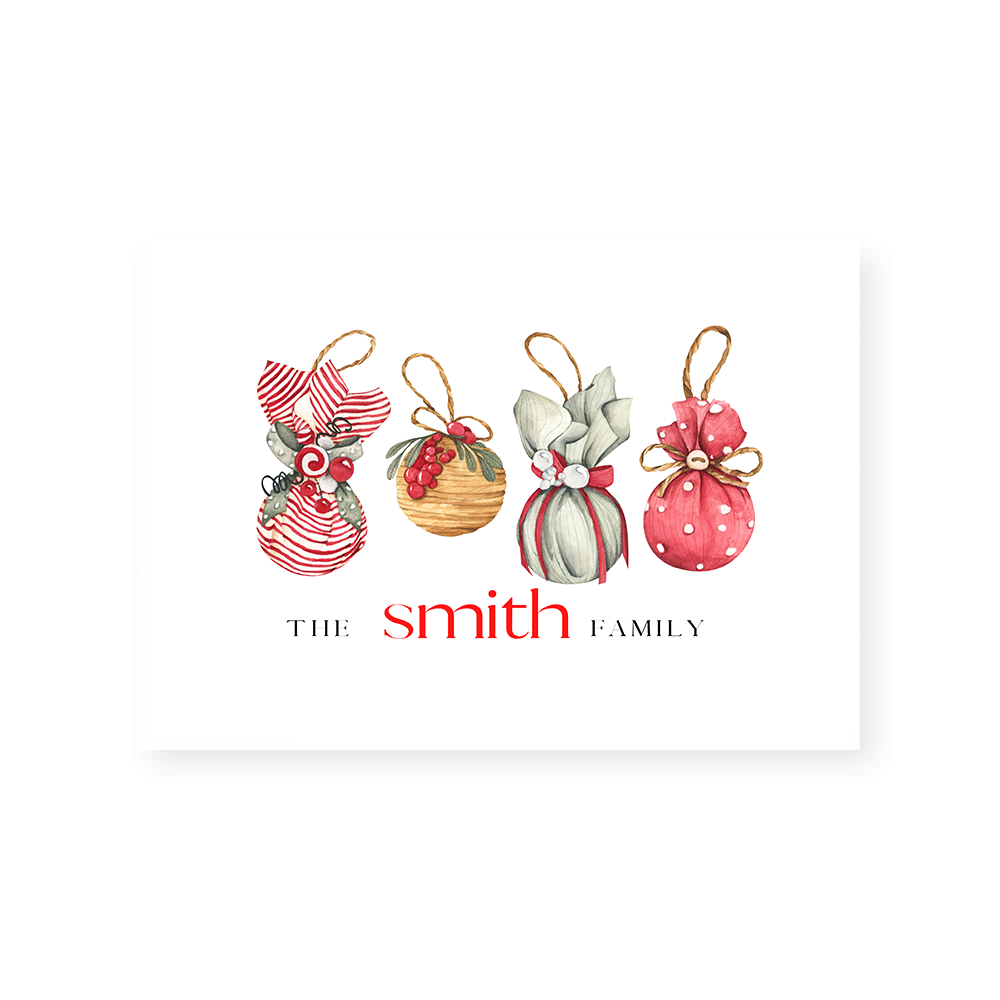 Christmas Baubles | Art Print