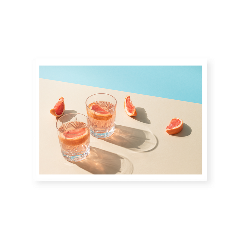 Slices Of Grapefruit | Art Print