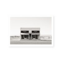 Prada Marfa | B&W | Art Print