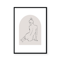 Sayla | Line Art | Art Print