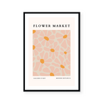 Flower Market | Pink & Mustard | Art Print