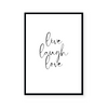 Live, Laugh, Love | Art Print