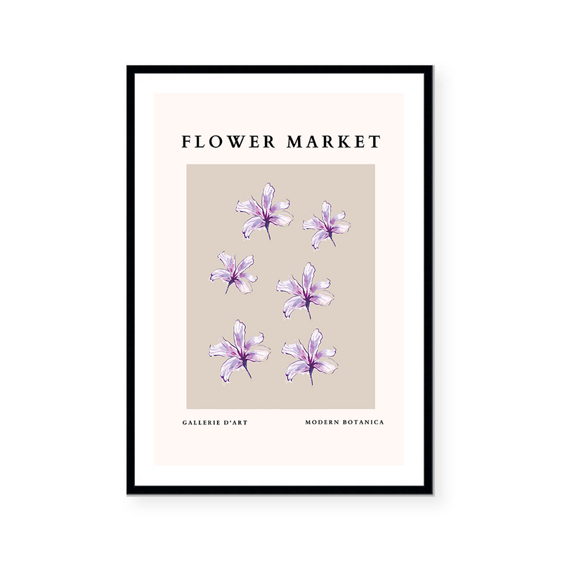 Flower Market | Lavender | Art Print