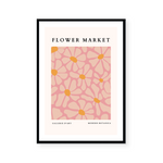 Flower Market | Deep Pink | Art Print