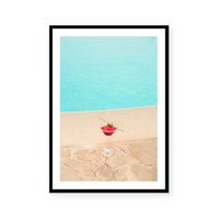 Campari Red Cocktail | Art Print