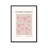 Flower Market | Pink | Art Print