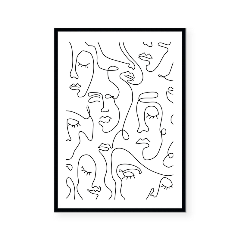 Allie | Line Art | Art Print