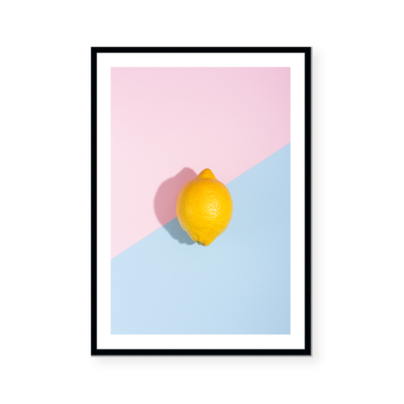 Abstract Lemon | Art Print