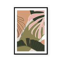 Pastel Monstera | Art Print