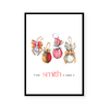 Christmas Baubles II | Art Print