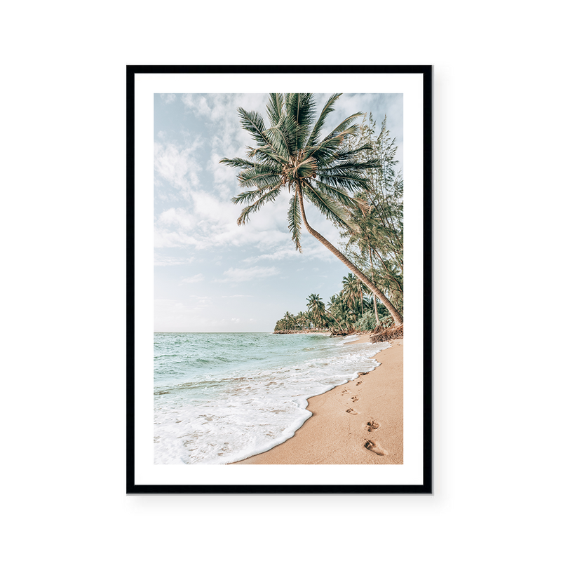 Footprints In Sand | Art Print