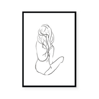 Jelica | Line Art | Art Print