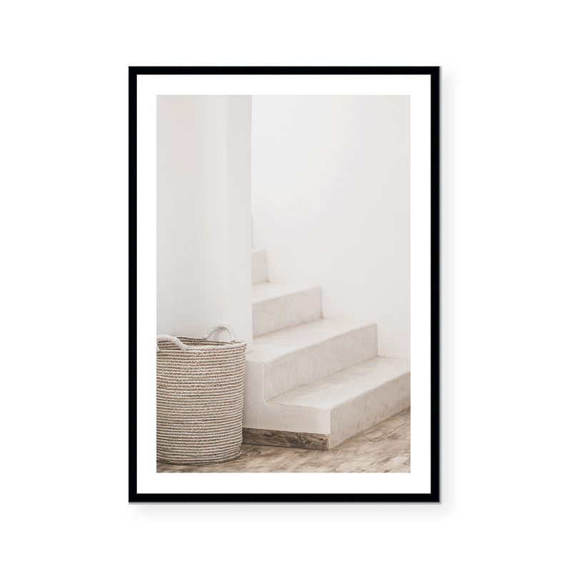 Santorini Staircase | Art Print