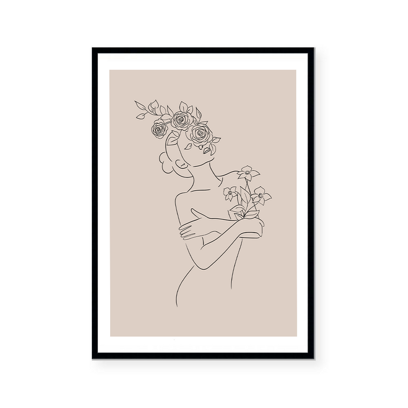 Elena | Line Art | Art Print