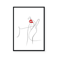 Donna | Line Art | Art Print