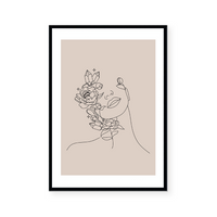 Melany | Line Art | Art Print