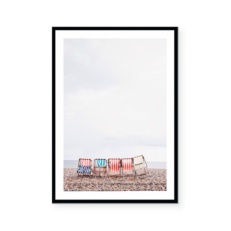 Beach Chairs | Art Print